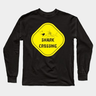 Shark Crossing Long Sleeve T-Shirt